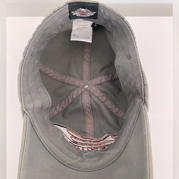 Harley Davidson Vintage Military Style Cap - Picture 7 of 9